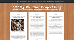 Desktop Screenshot of mywindsorproject.com